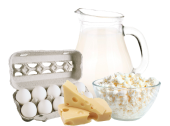 Молочные продукты, яйца